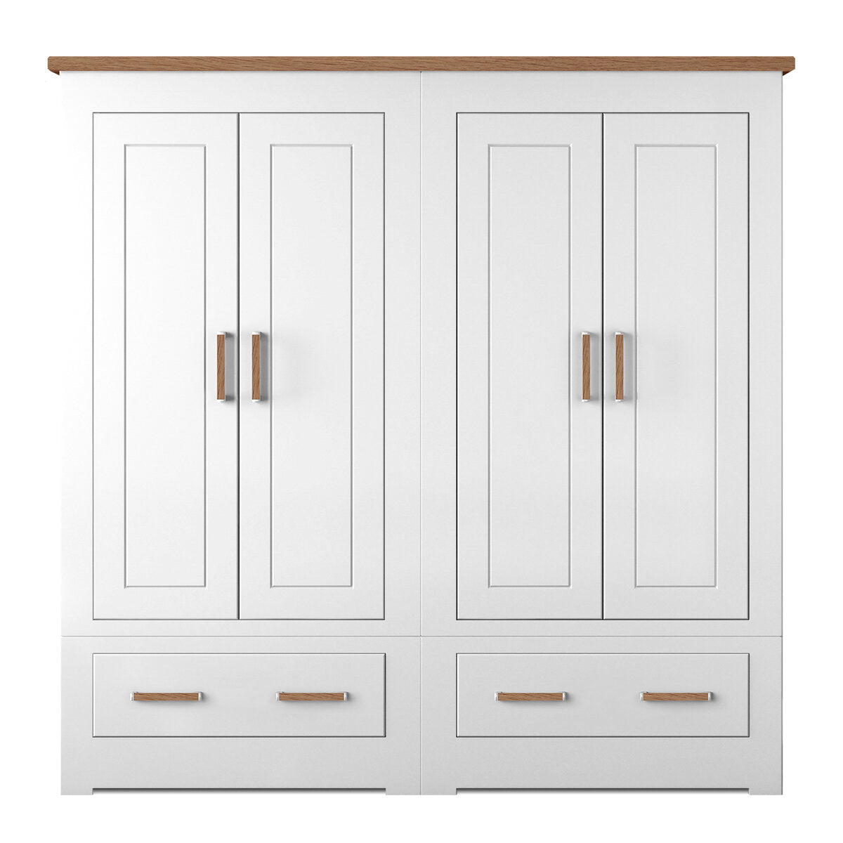 Modo Bedroom 2 Drawer 4 Door Robe