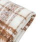 Check Faux Mohair Throw