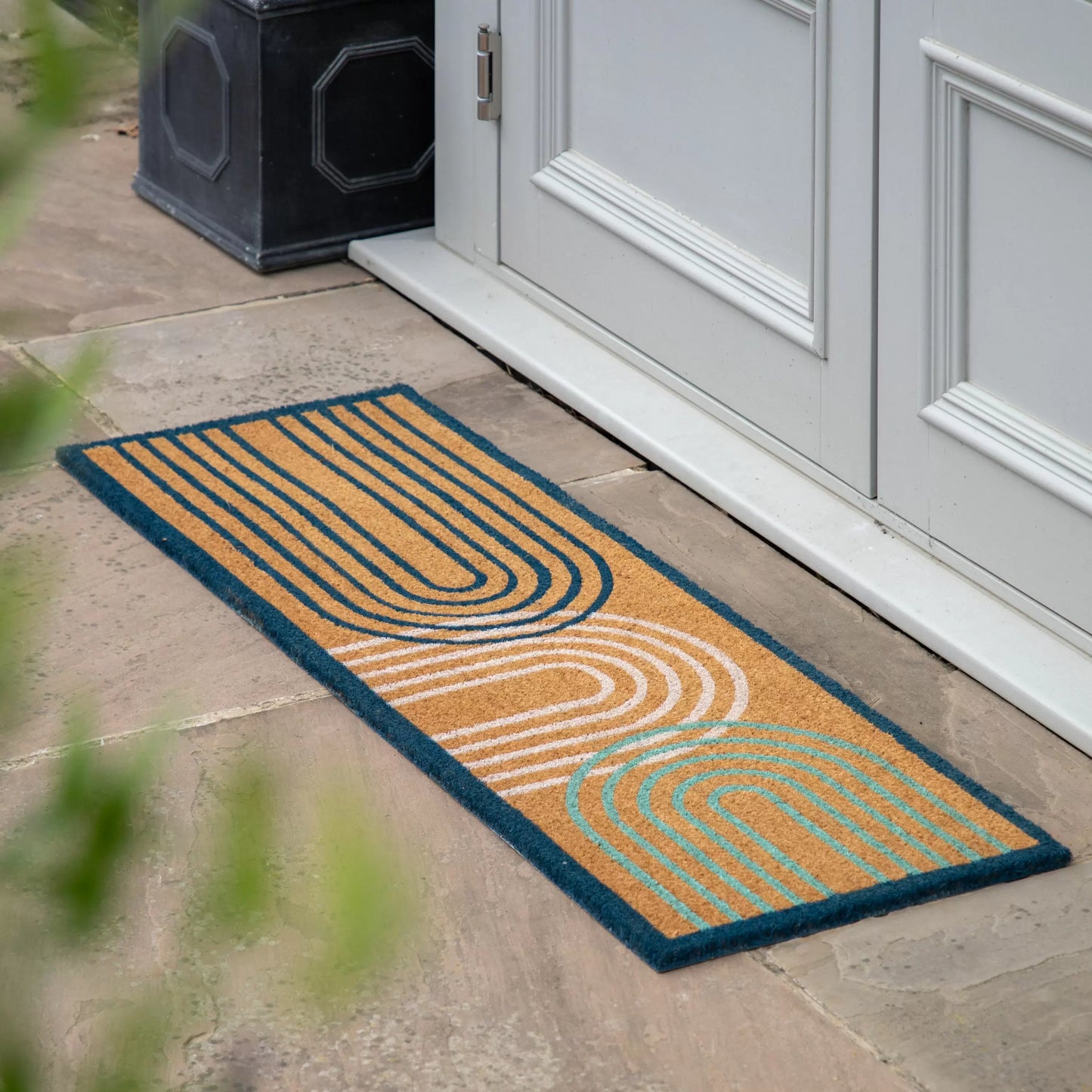 Ikat Arch Coir Double Doormat