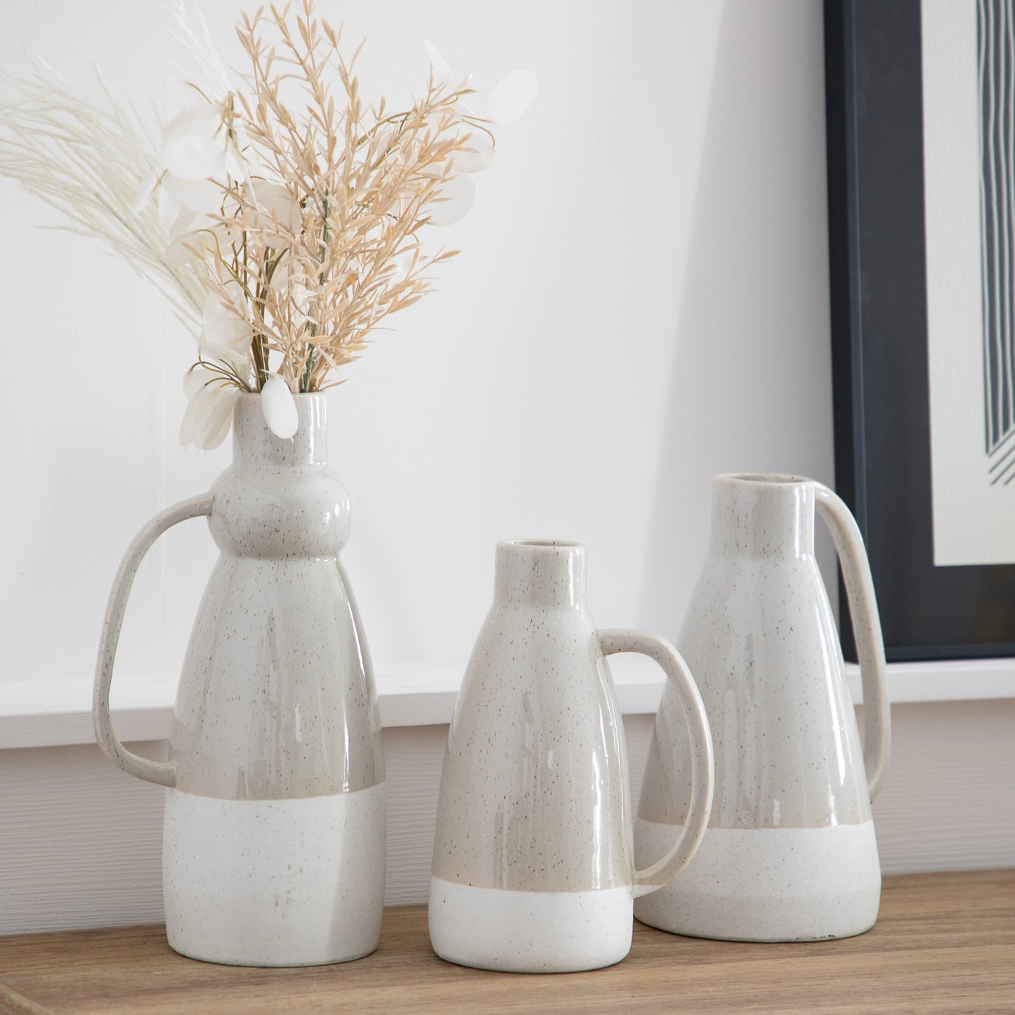 Crandon Vase Small Light Grey